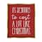 Stupell Industries Cost A Lot Like Christmas Funny Phrase Framed Floater Canvas Wall Art